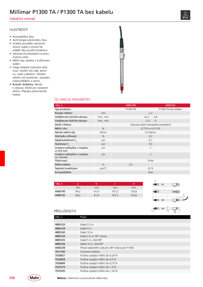 Mahr - hlavní katalog Č. 20512 - Strana 212