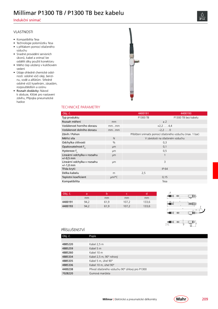 Mahr - hlavní katalog Č. 20512 - Strana 213