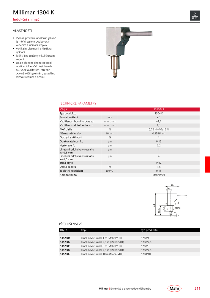 Mahr - hlavní katalog Č. 20512 - Strana 215