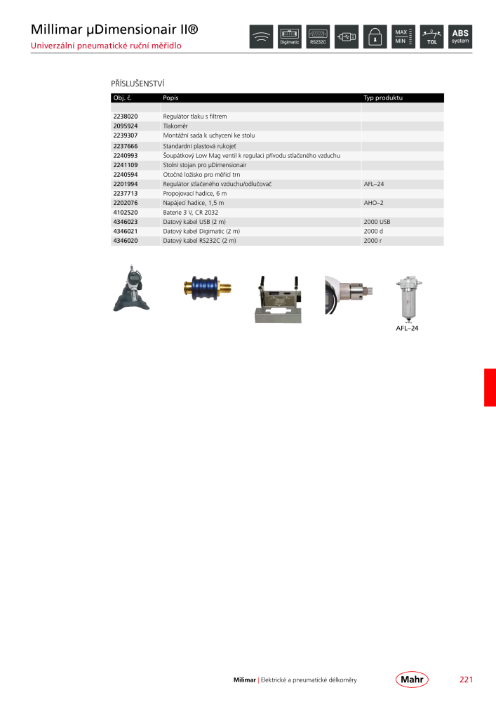 Mahr - hlavní katalog Č. 20512 - Strana 225