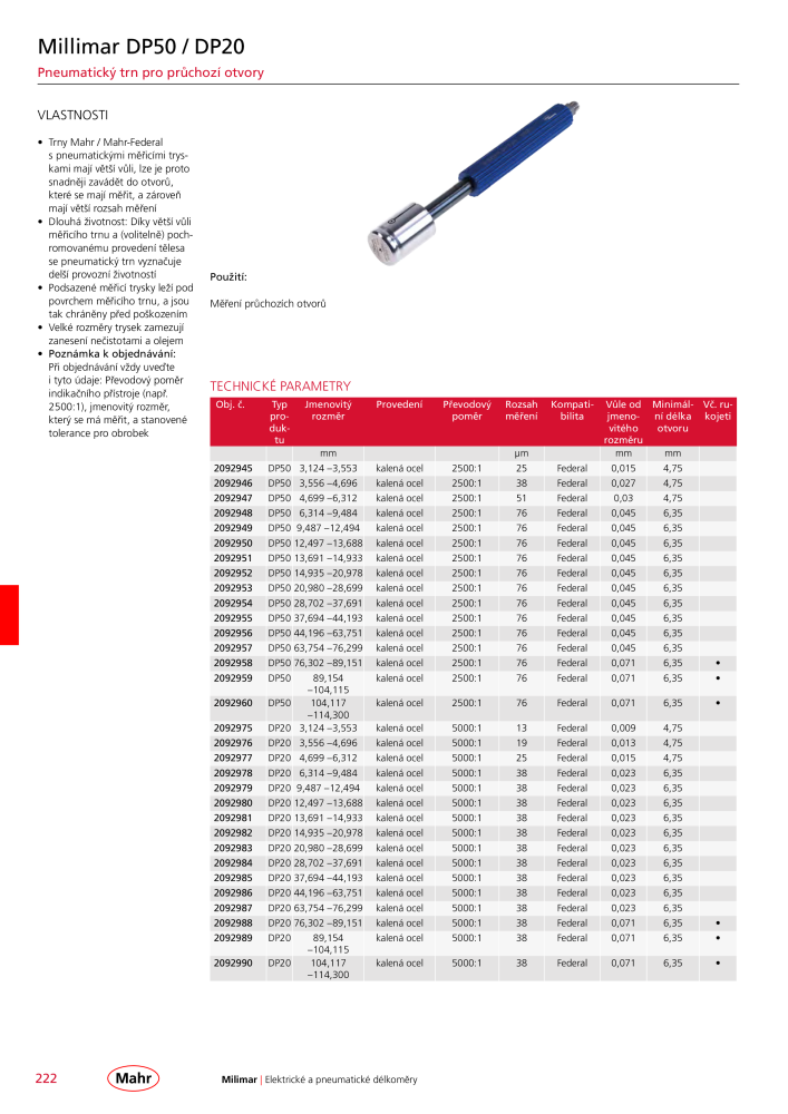 Mahr - hlavní katalog Č. 20512 - Strana 226