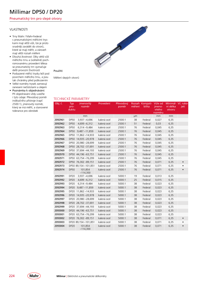 Mahr - hlavní katalog Č. 20512 - Strana 228