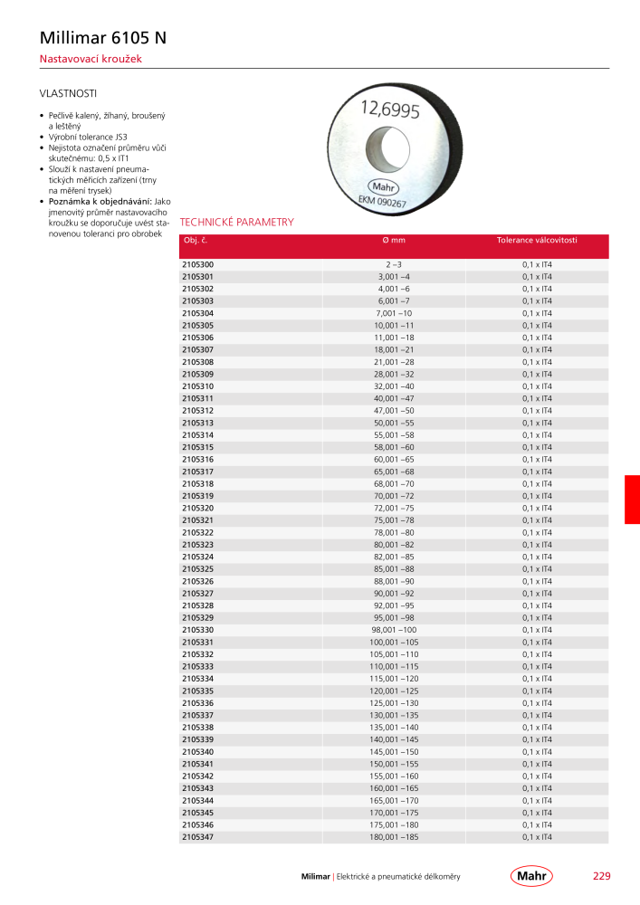 Mahr - hlavní katalog Č. 20512 - Strana 233