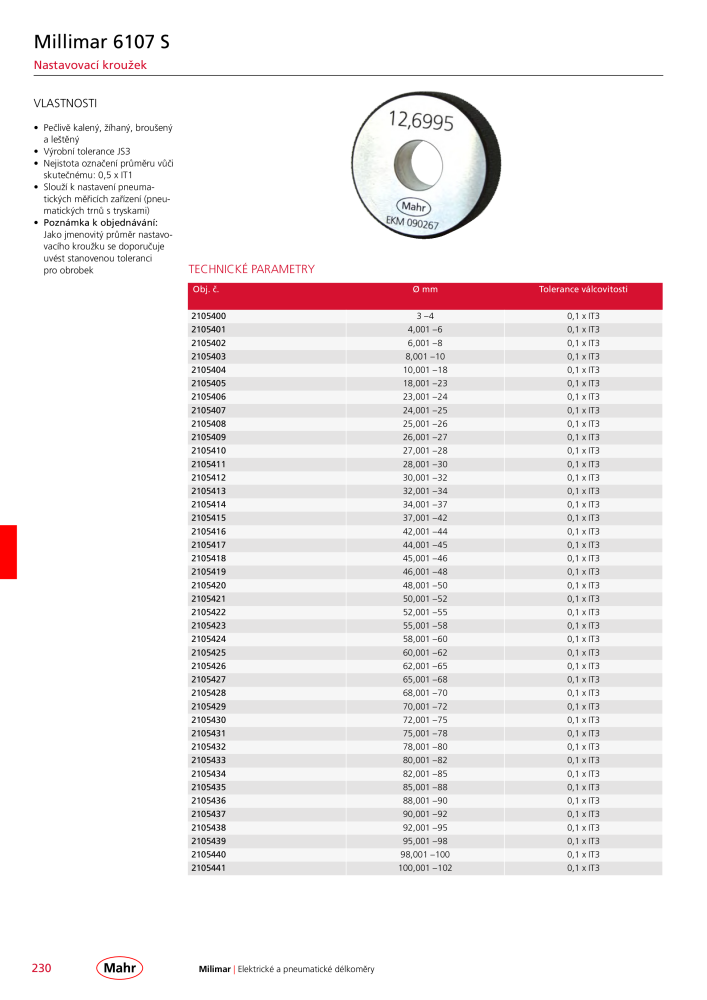 Mahr - hlavní katalog Č. 20512 - Strana 234