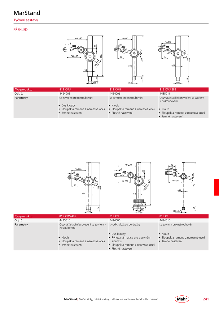 Mahr - hlavní katalog Č. 20512 - Strana 245