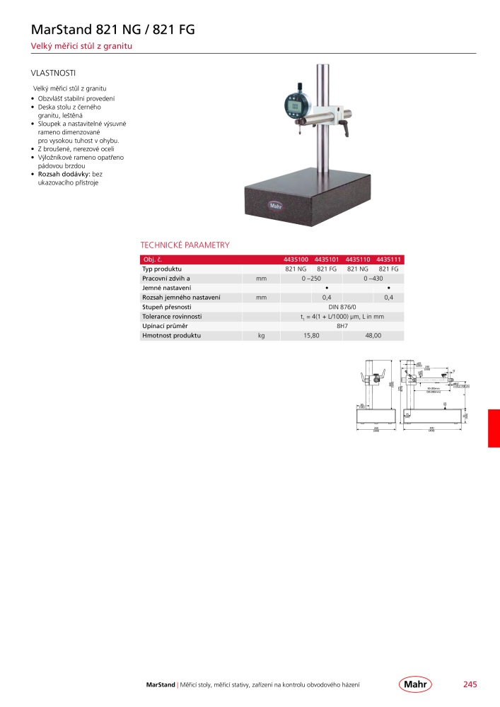 Mahr - hlavní katalog Č. 20512 - Strana 249