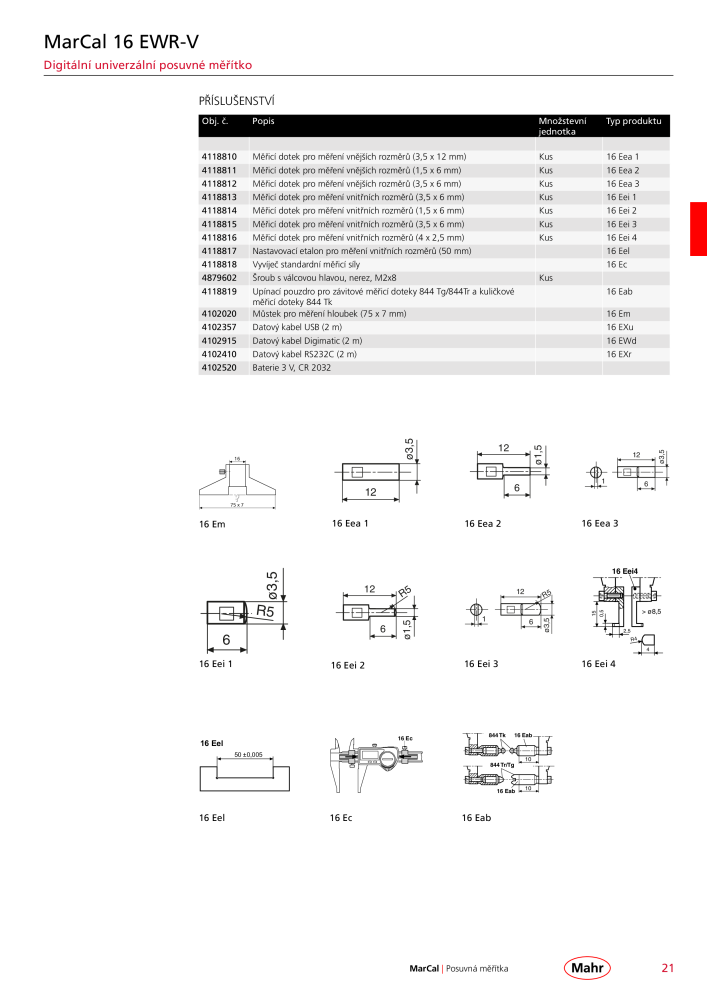 Mahr - hlavní katalog Č. 20512 - Strana 25