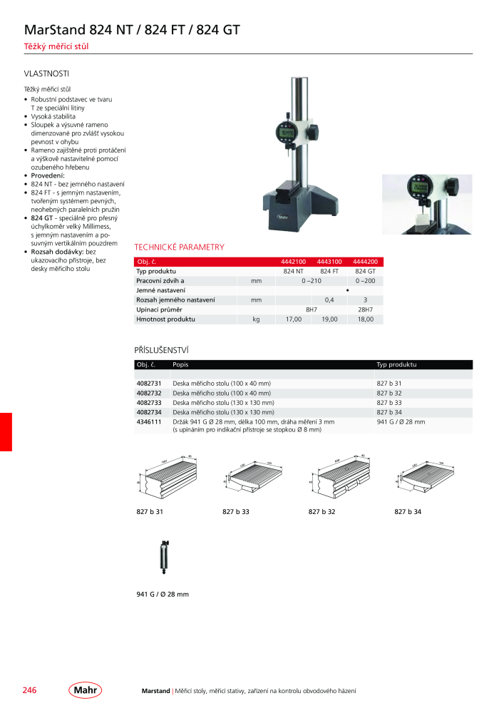 Mahr - hlavní katalog Č. 20512 - Strana 250