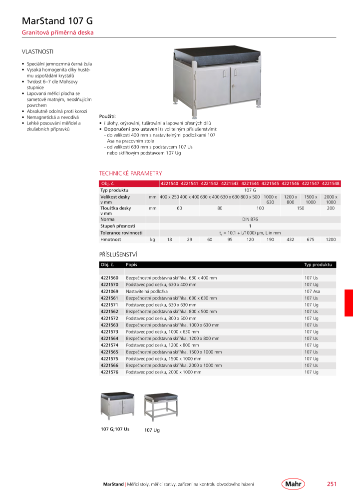 Mahr - hlavní katalog Č. 20512 - Strana 255