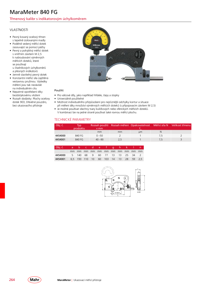 Mahr - hlavní katalog Č. 20512 - Strana 268