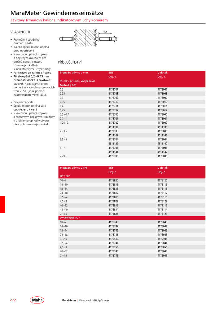 Mahr - hlavní katalog Č. 20512 - Strana 276