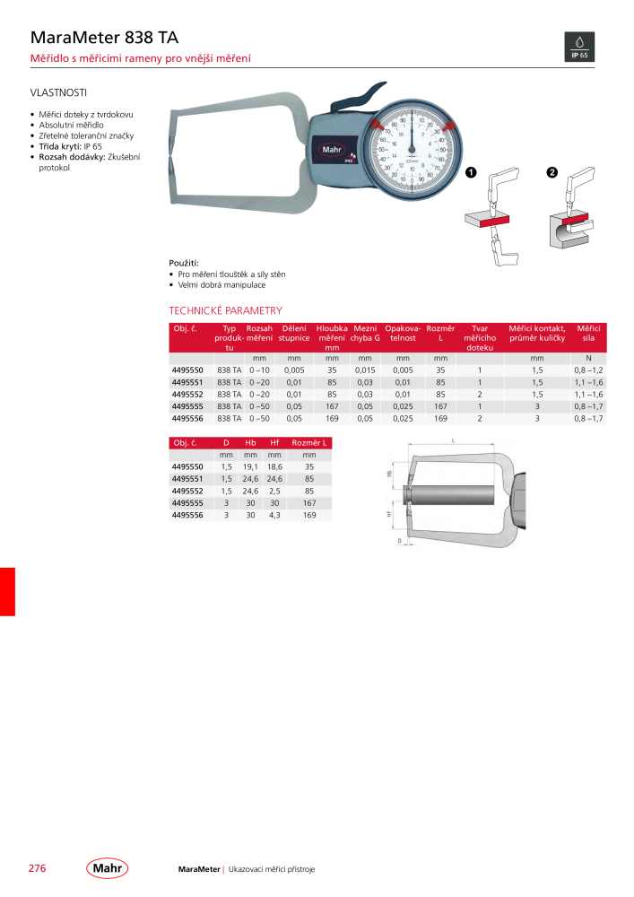 Mahr - hlavní katalog Č. 20512 - Strana 280