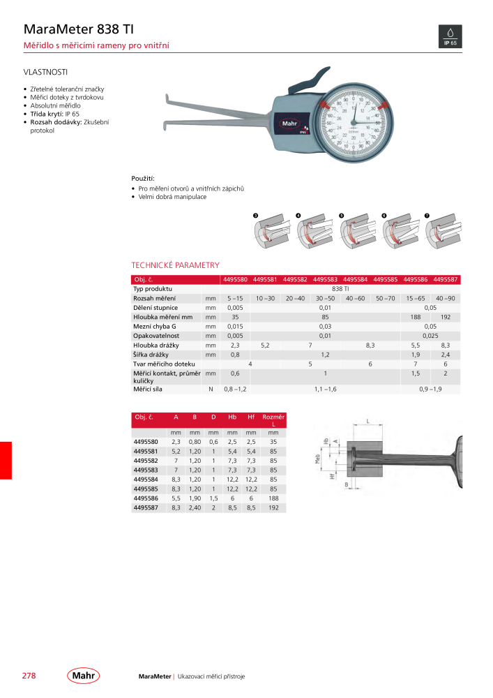 Mahr - hlavní katalog Č. 20512 - Strana 282