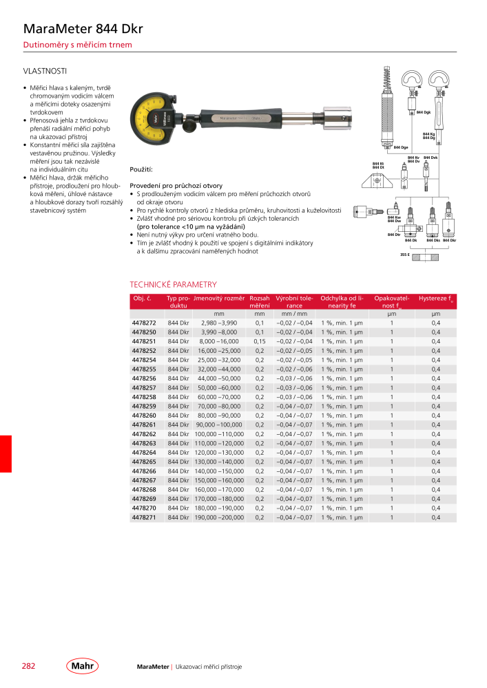Mahr - hlavní katalog Č. 20512 - Strana 286