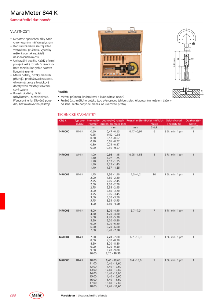 Mahr - hlavní katalog Č. 20512 - Strana 292