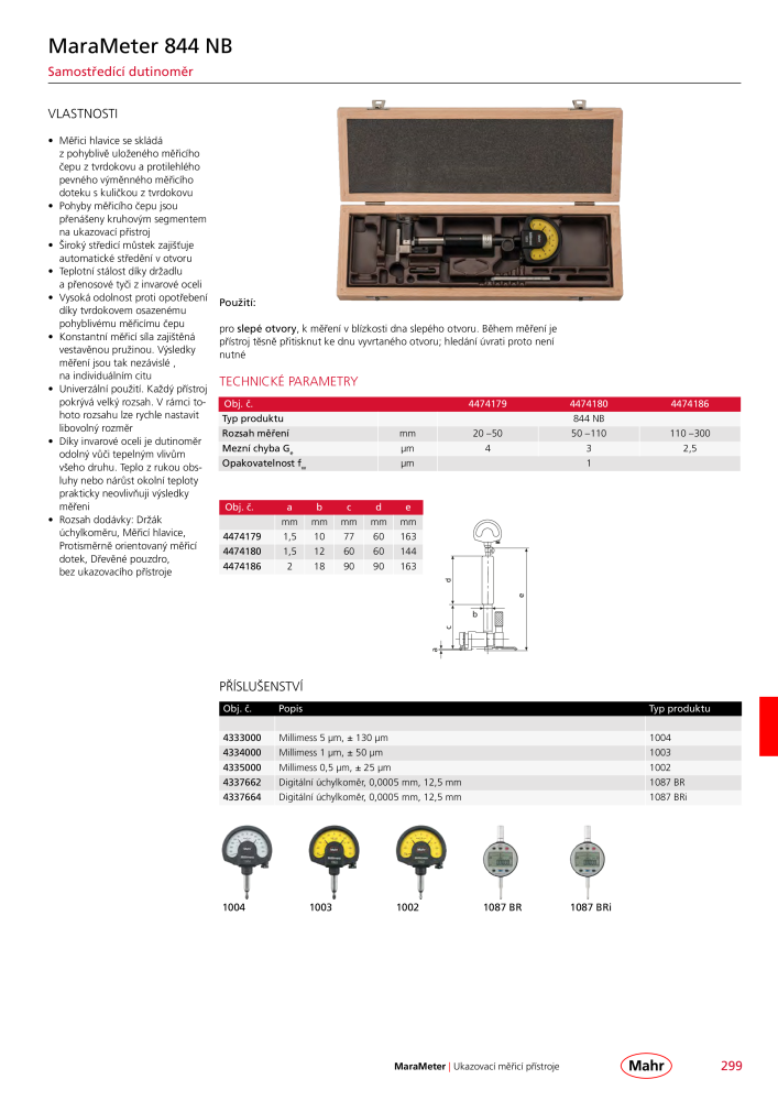 Mahr - hlavní katalog Č. 20512 - Strana 303