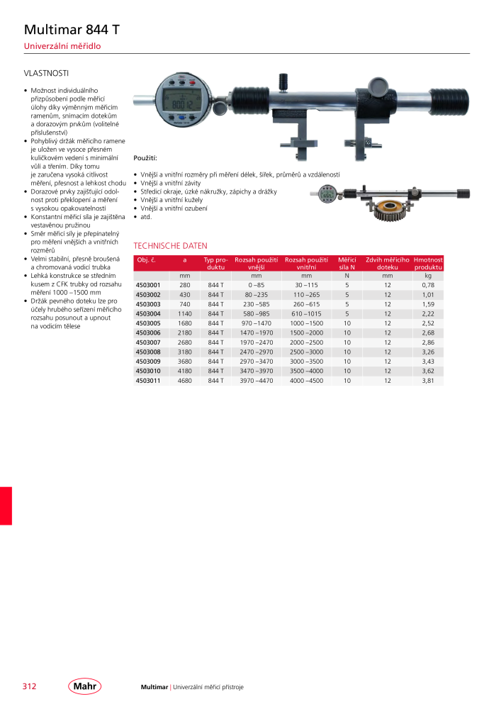 Mahr - hlavní katalog Č. 20512 - Strana 316