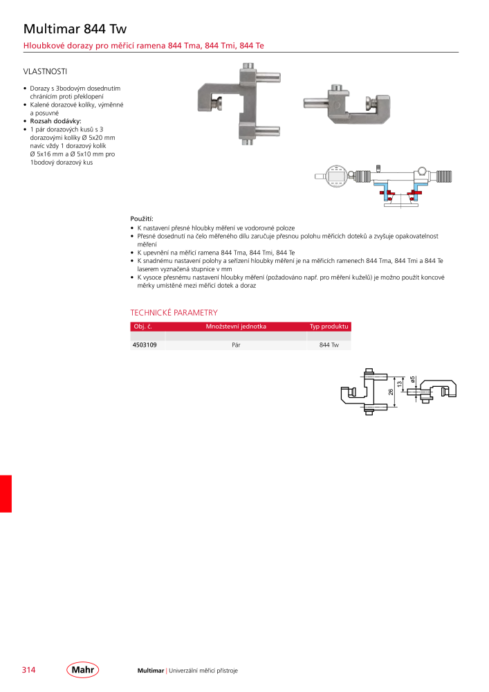 Mahr - hlavní katalog Č. 20512 - Strana 318