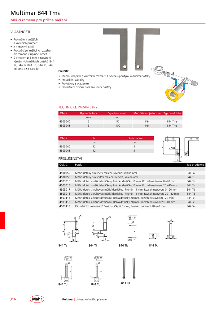 Mahr - hlavní katalog Č. 20512 - Strana 320