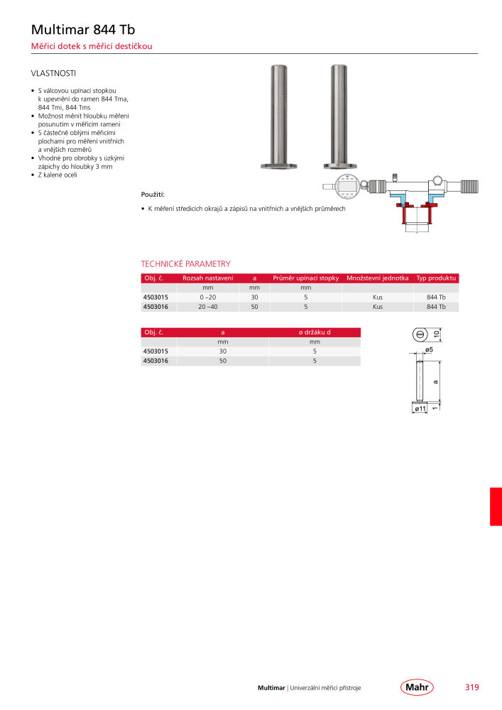 Mahr - hlavní katalog Č. 20512 - Strana 323