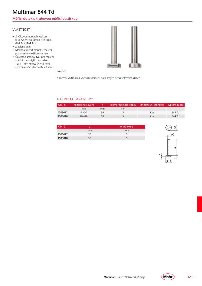 Mahr - hlavní katalog Č. 20512 - Strana 325