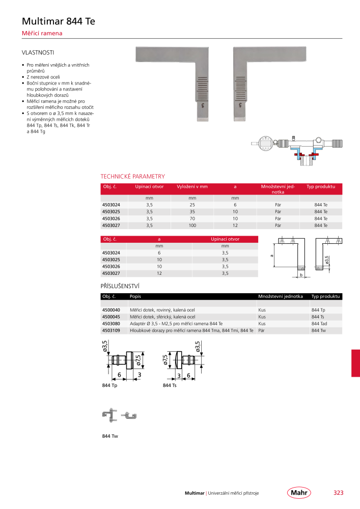 Mahr - hlavní katalog Č. 20512 - Strana 327