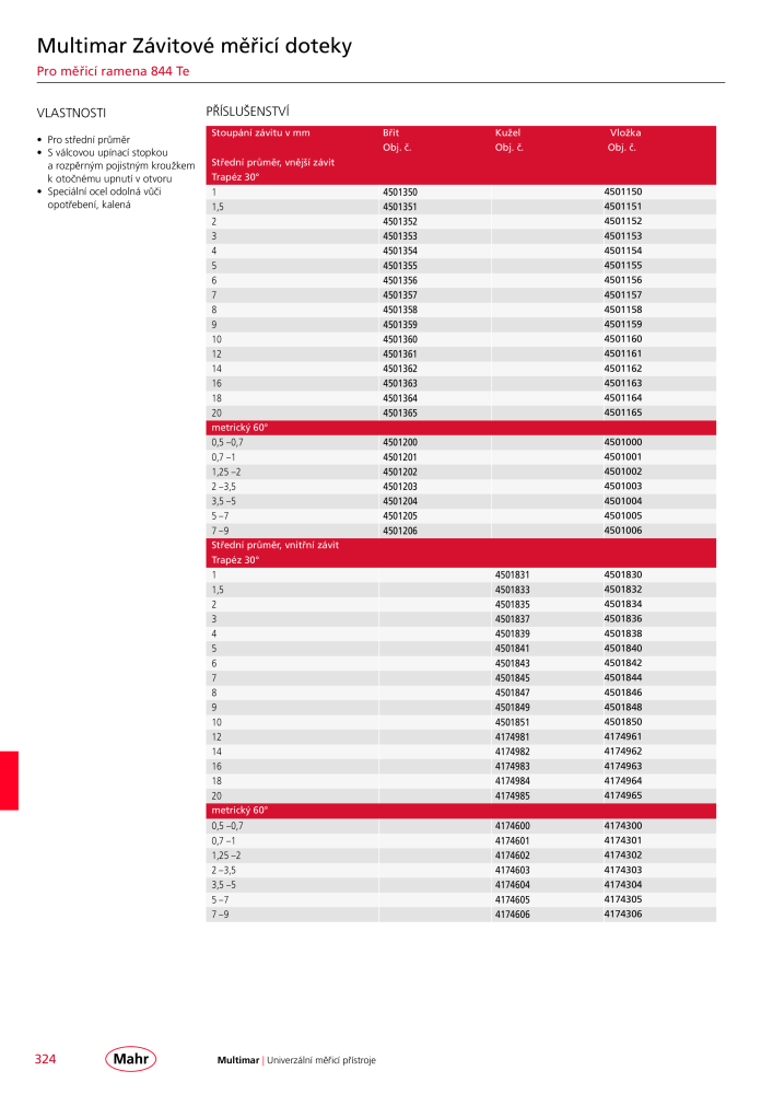 Mahr - hlavní katalog Č. 20512 - Strana 328