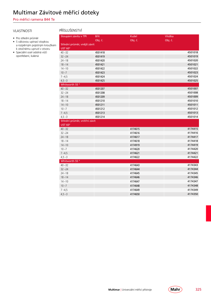 Mahr - hlavní katalog Č. 20512 - Strana 329