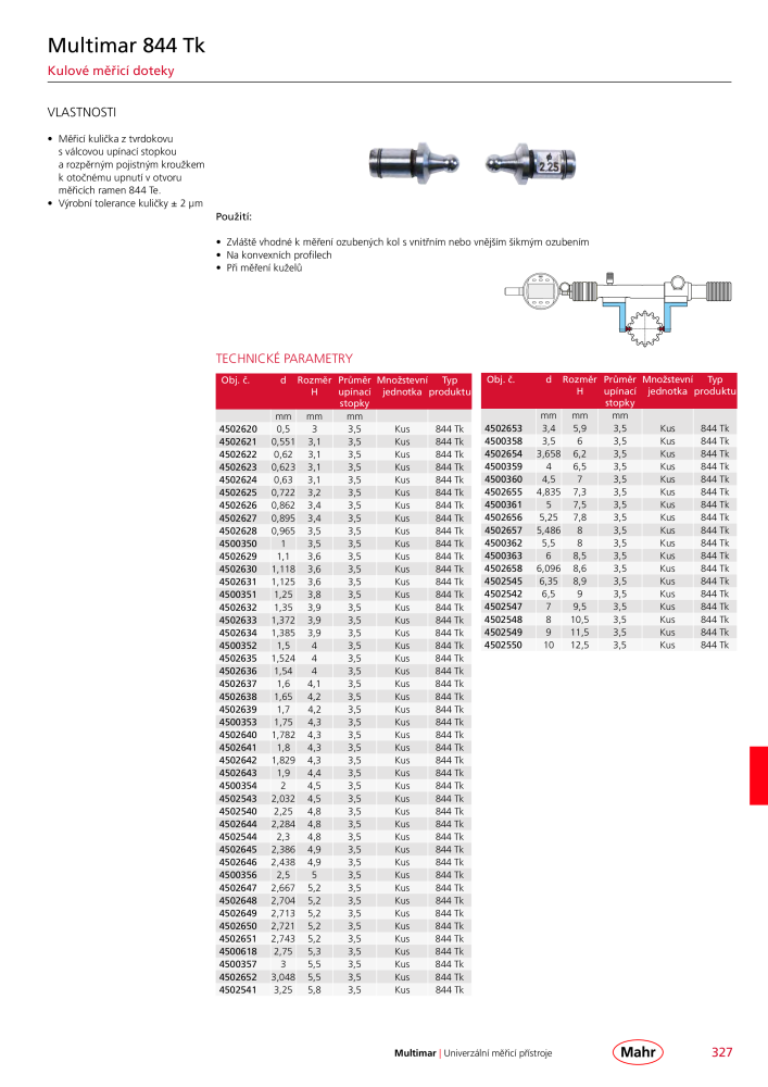 Mahr - hlavní katalog Č. 20512 - Strana 331