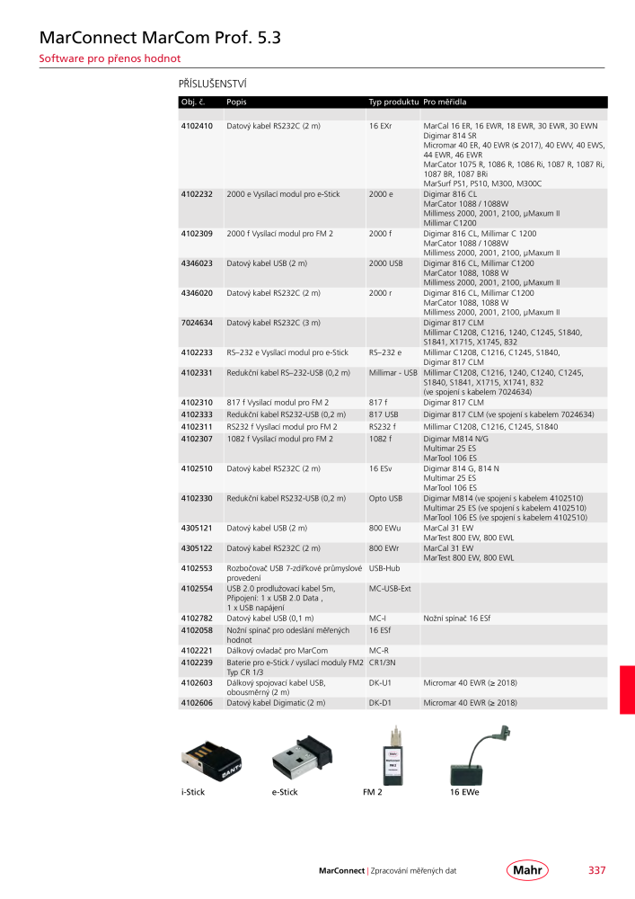 Mahr - hlavní katalog Č. 20512 - Strana 341