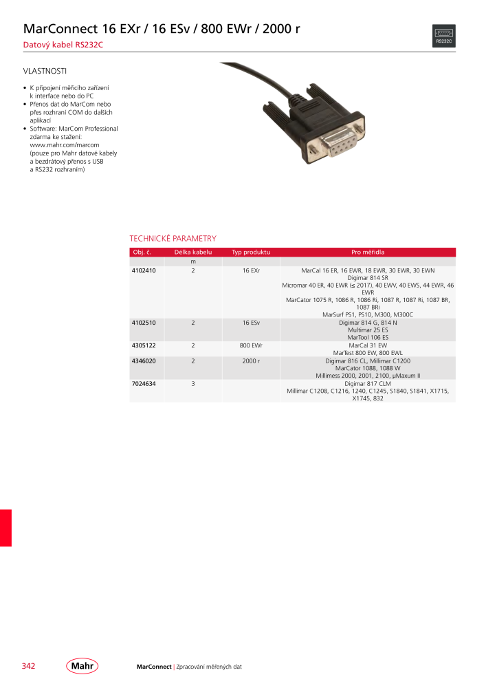 Mahr - hlavní katalog Č. 20512 - Strana 346