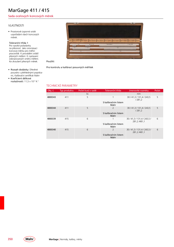 Mahr - hlavní katalog Č. 20512 - Strana 354