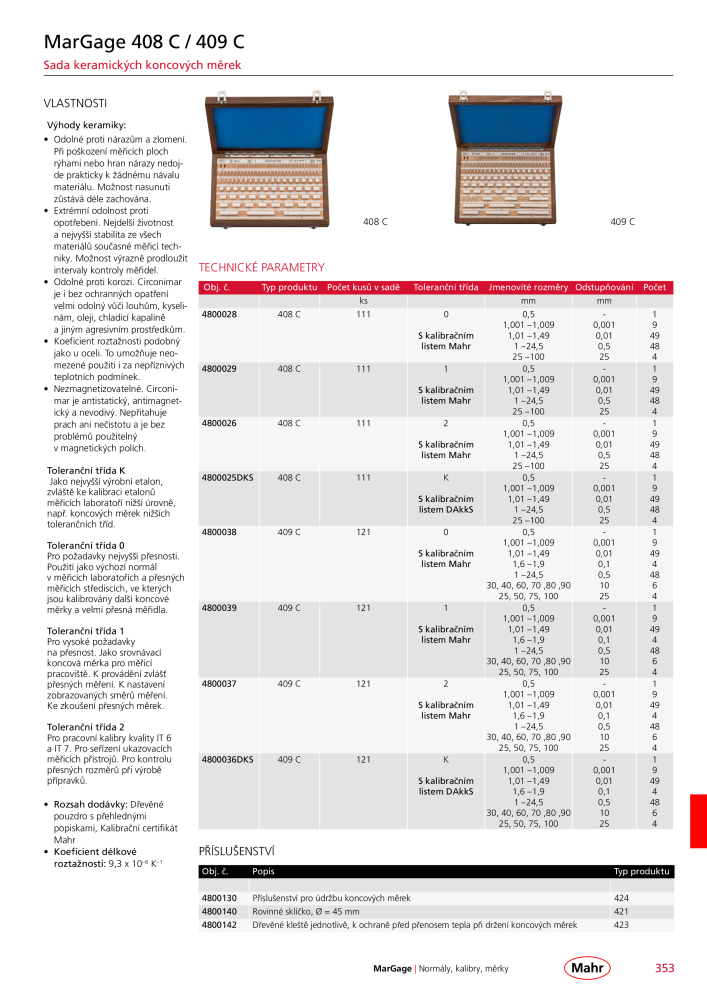Mahr - hlavní katalog Č. 20512 - Strana 357