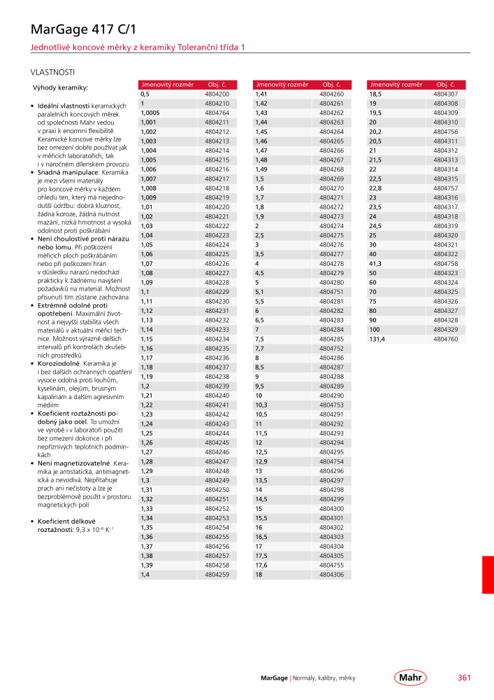 Mahr - hlavní katalog Č. 20512 - Strana 365