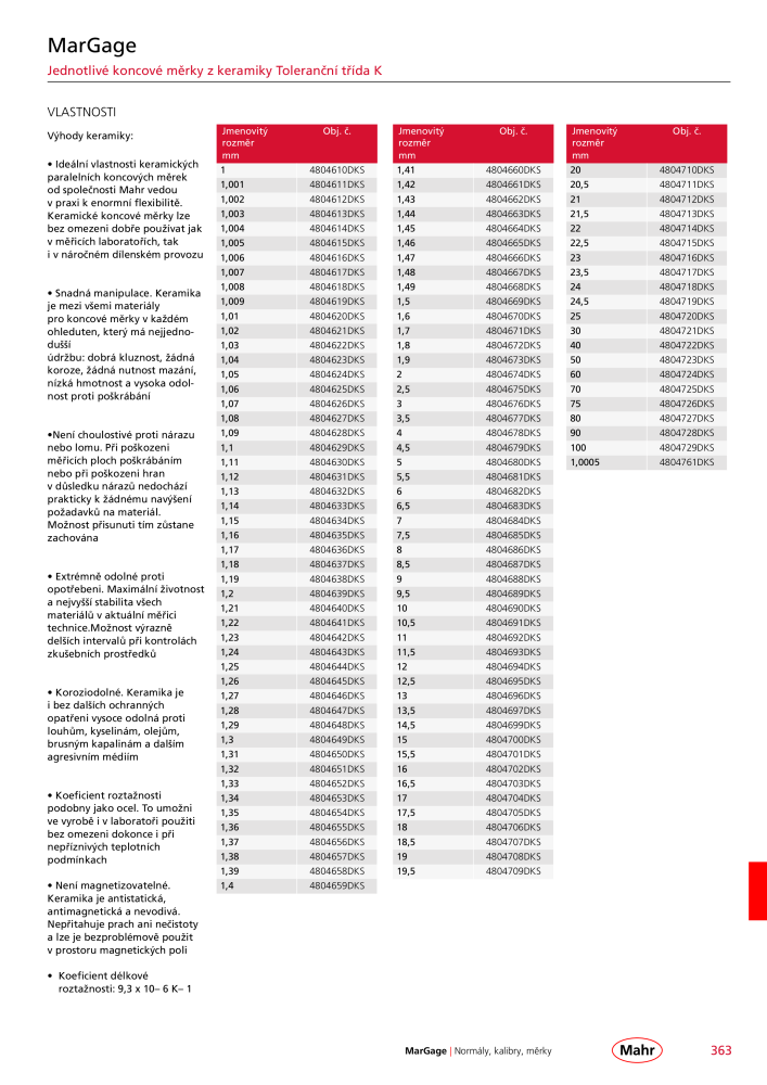 Mahr - hlavní katalog Č. 20512 - Strana 367