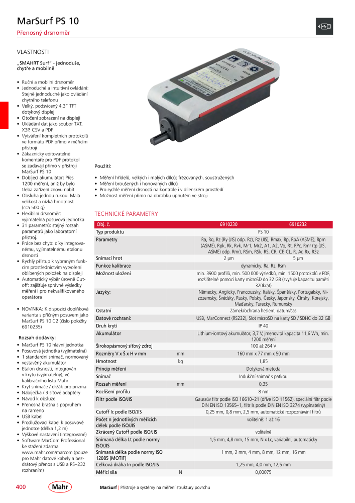 Mahr - hlavní katalog Č. 20512 - Strana 404