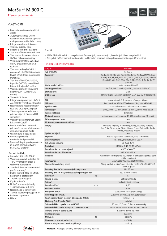 Mahr - hlavní katalog Č. 20512 - Strana 408