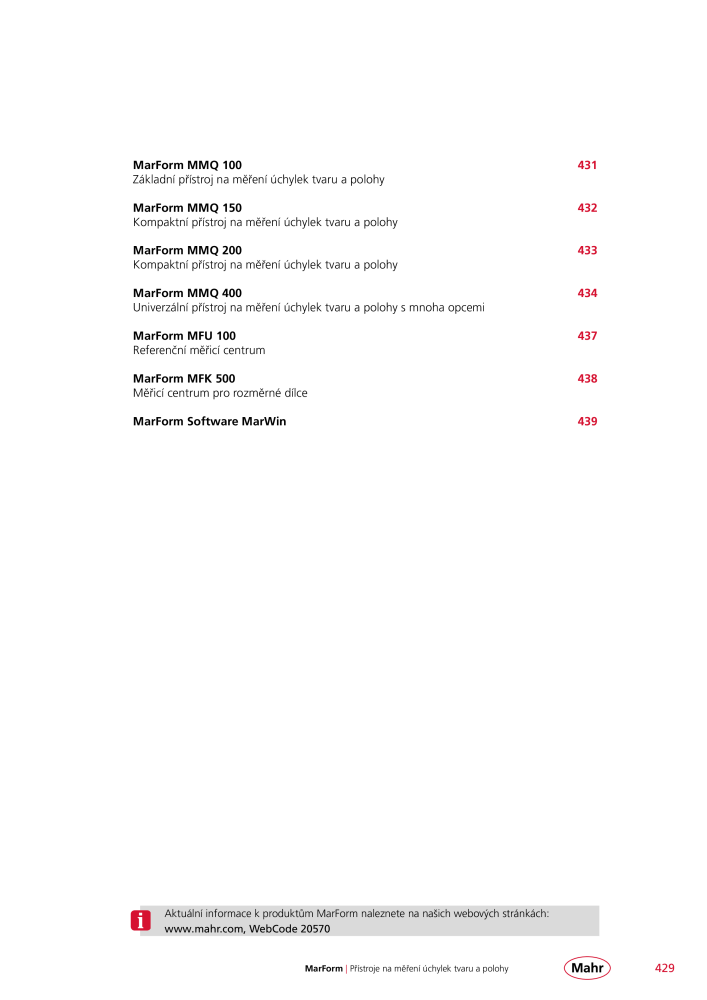 Mahr - hlavní katalog Č. 20512 - Strana 433