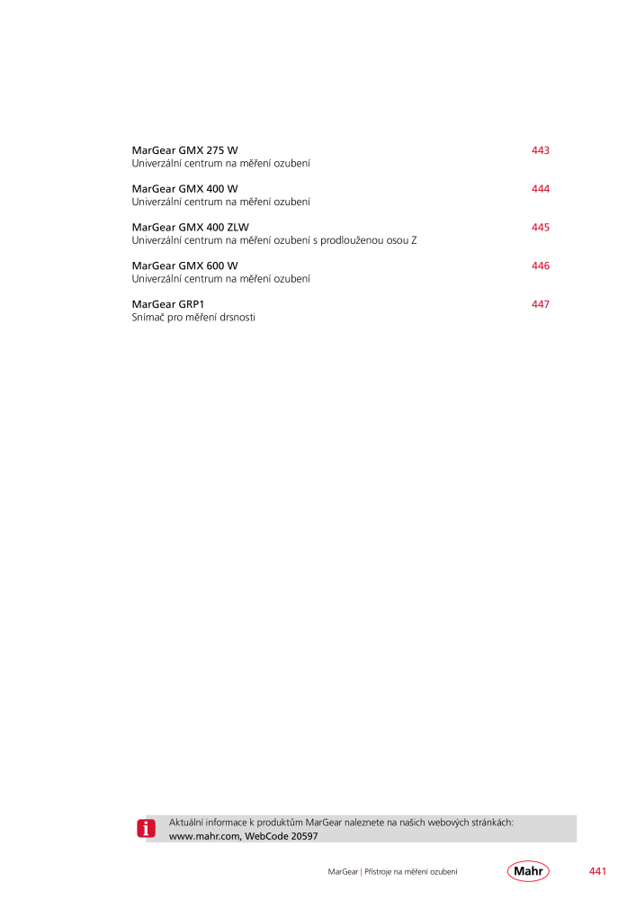 Mahr - hlavní katalog Č. 20512 - Strana 445
