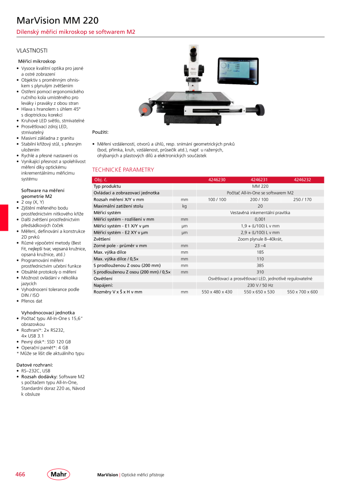 Mahr - hlavní katalog Č. 20512 - Strana 470