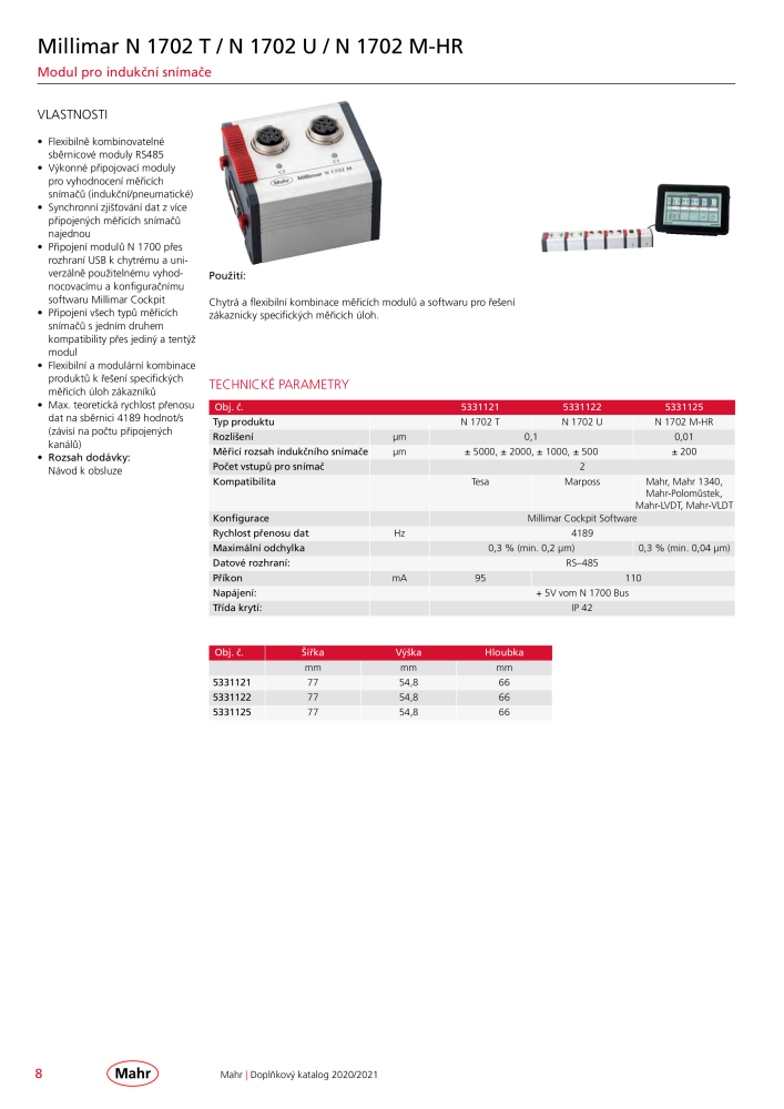 Mahr - hlavní katalog Č. 20512 - Strana 522