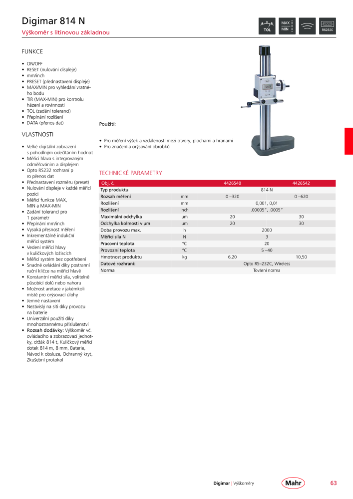 Mahr - hlavní katalog Č. 20512 - Strana 67