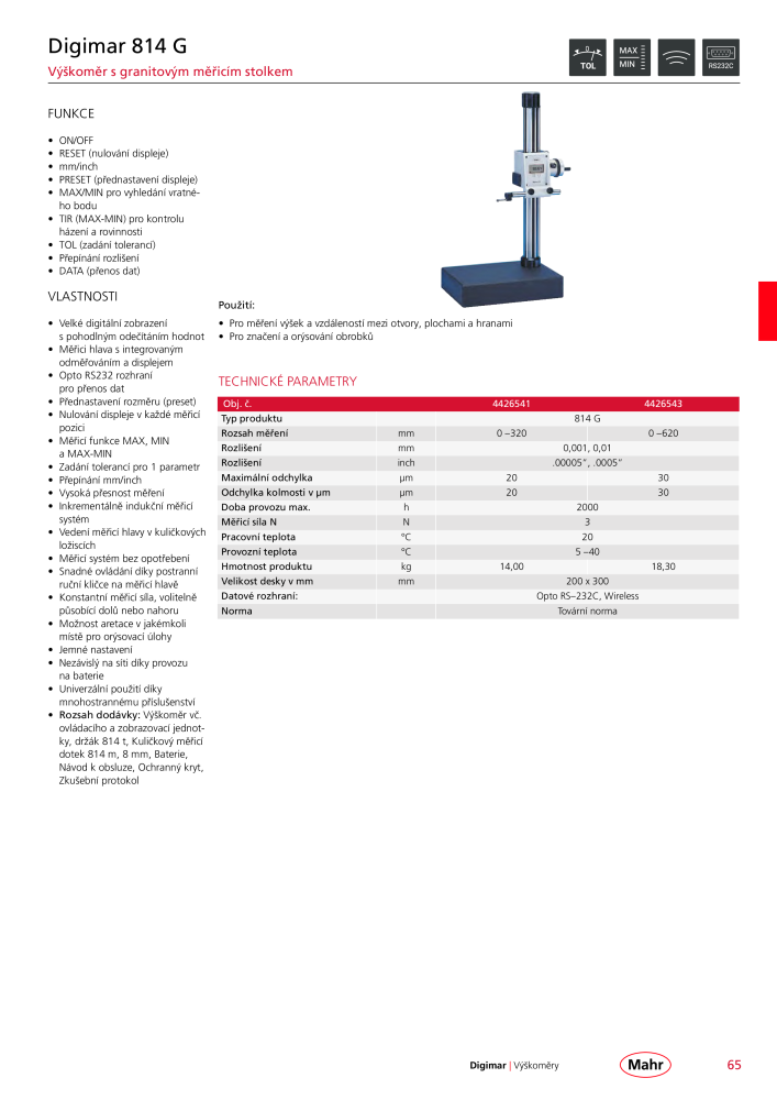 Mahr - hlavní katalog Č. 20512 - Strana 69