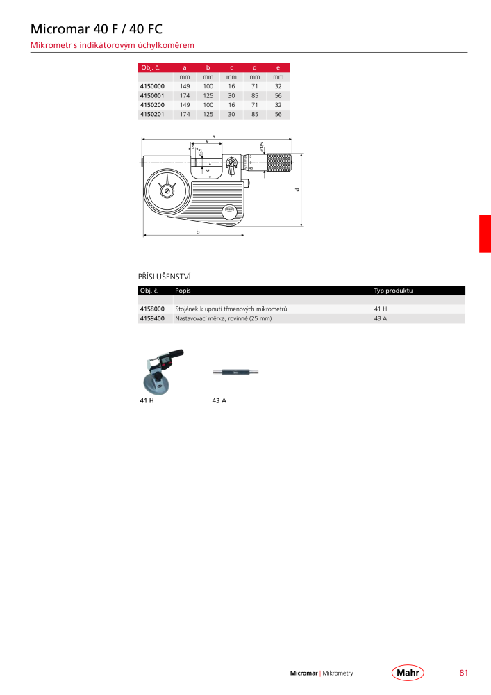 Mahr - hlavní katalog Č. 20512 - Strana 85