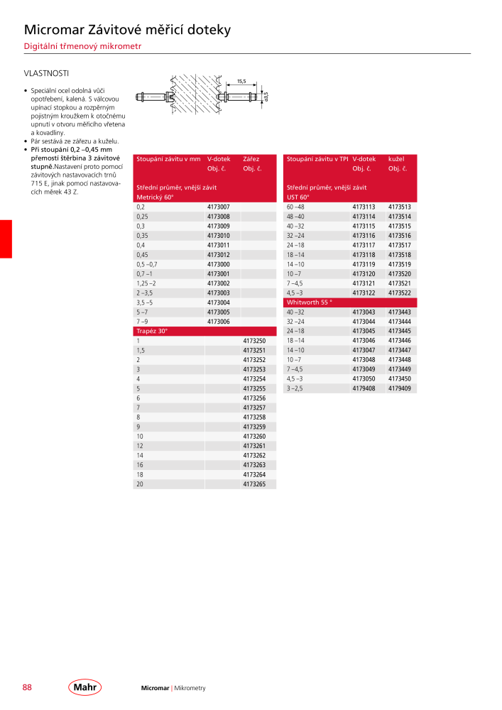 Mahr - hlavní katalog Č. 20512 - Strana 92