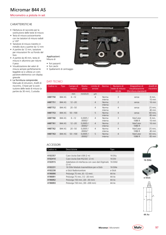 Mahr 355 E Setting Ring Ø 8 mm w.c. 4710026