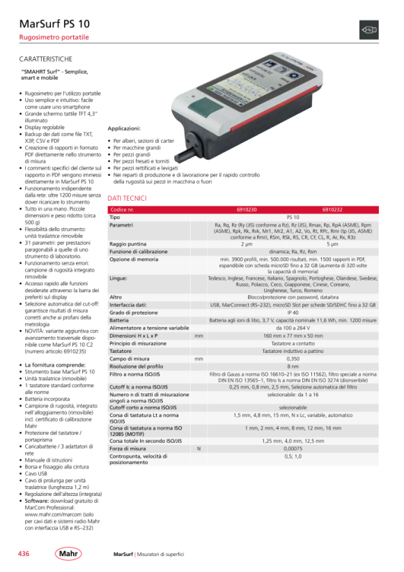 Mahr Supporto per supporto RD18C, 0 6910435