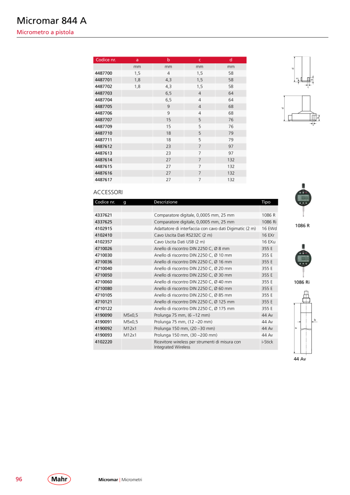 Mahr - catalogo principale n.: 20513 - Pagina 100