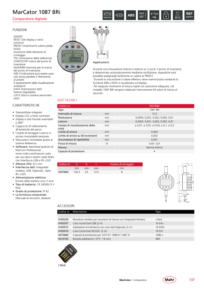 Mahr - catalogo principale NO.: 20513 - Page 141