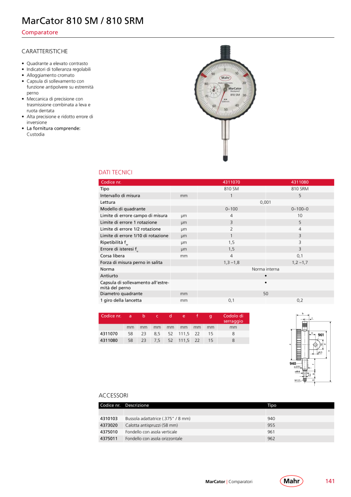 Mahr - catalogo principale NO.: 20513 - Page 145